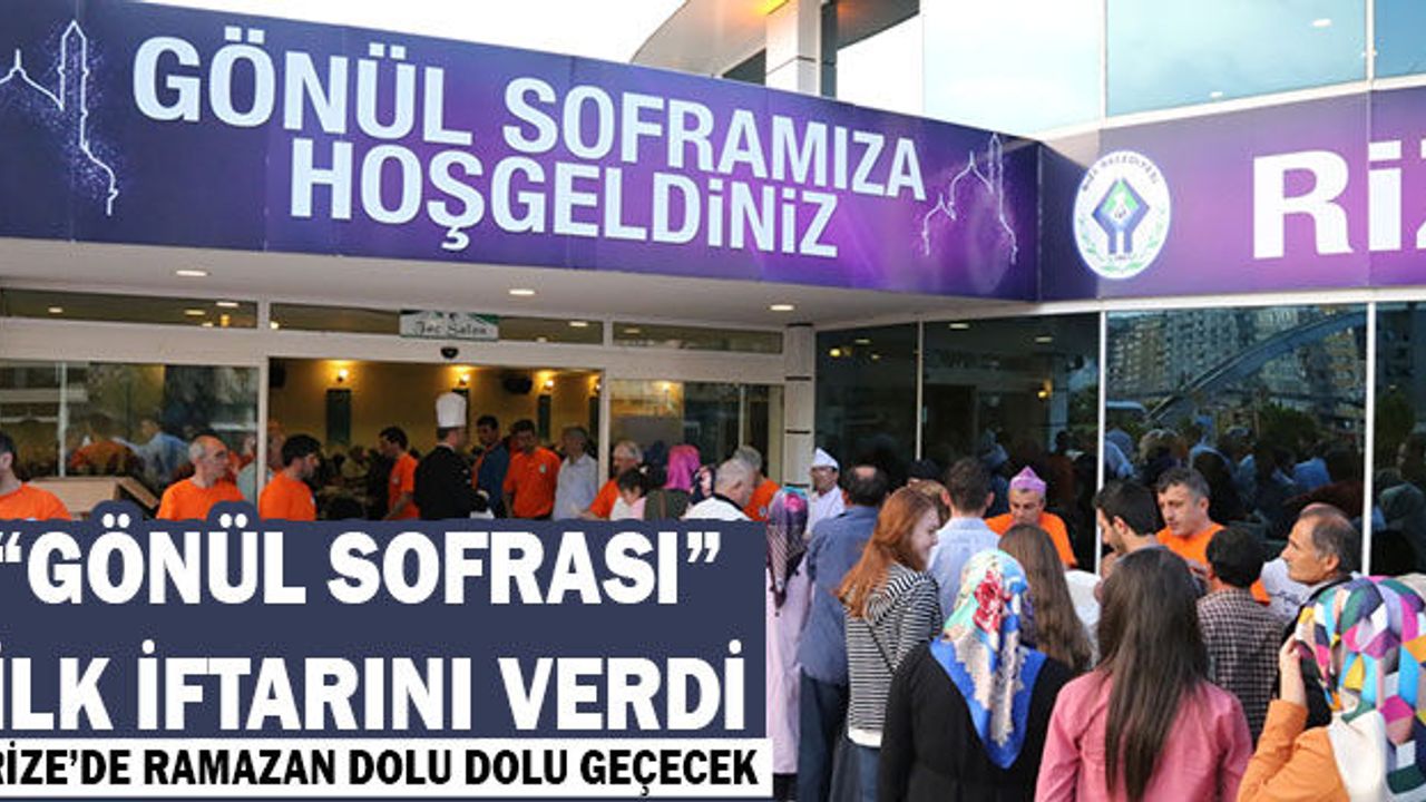 Rizede Ramazan Dolu Dolu Geçecek