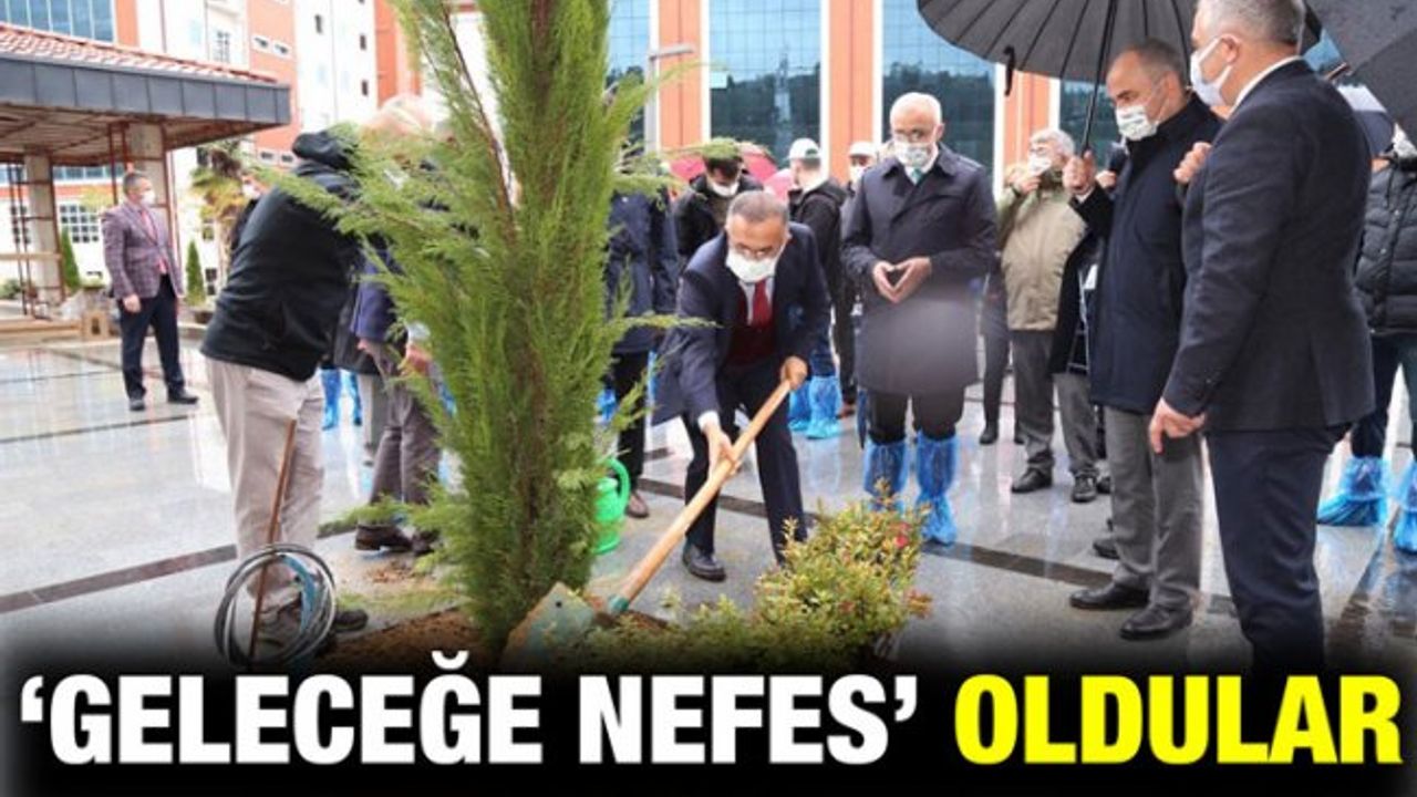Rize'de 5 Bin Fidan Toprakla Buluşturuldu