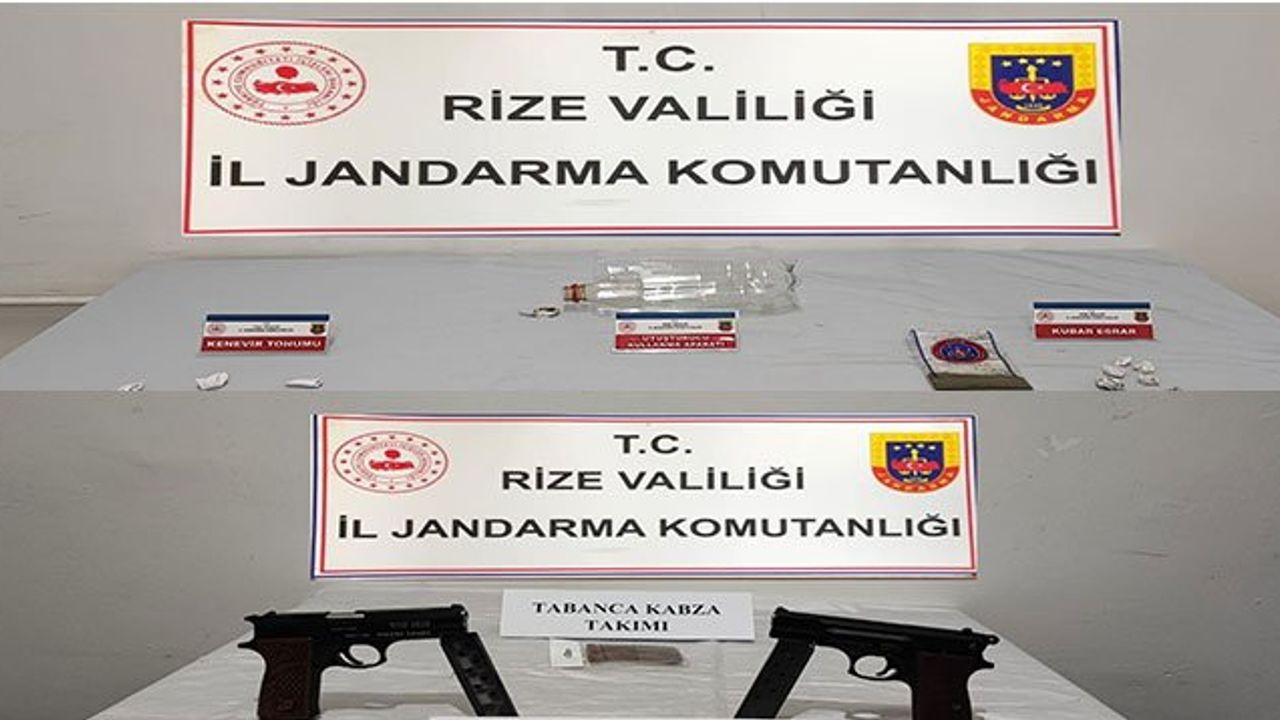 Rize'de Jandarma Ekipleri Suçlulara Geçit Vermiyor