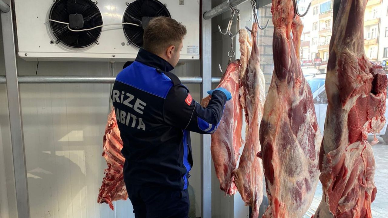 Rize Belediyesi’nden Kasaplarda Sıkı Denetim