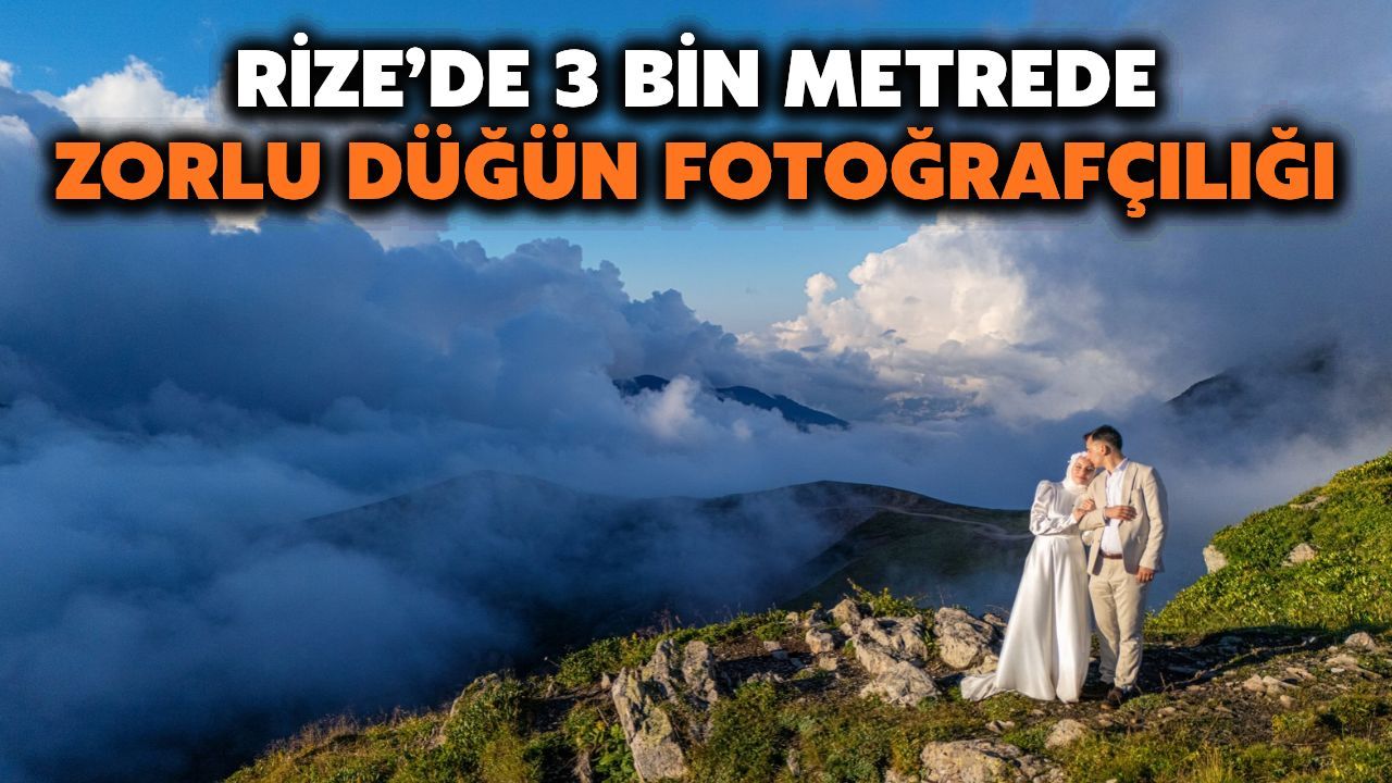 3 Bin Metrede Zorlu Düğün Fotoğrafçılığı