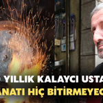 60 Yıllık Kalaycı Ustası Ocağını Söndürmemeye Kararlı