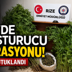 Rize’de Uyuşturucu Operasyonu: 5 Şüpheli Tutuklandı