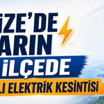 Yarın Rize'de 3 İlçede Planlı Elektrik Kesintisi Yaşanacak