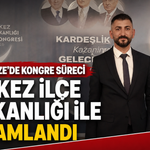 Mhp'nin Rize'de Kongre Süreci Merkez İlçe Başkanlığı İle Tamamlandı