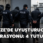 Rize’de Uyuşturucu Operasyonu: 4 Kişi Tutuklandı