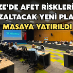 Rize’de Afet Risklerini Azaltacak Yeni Plan Masaya Yatırıldı
