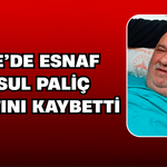 Rize’de Esnaf Resul Paliç Hayatını Kaybetti