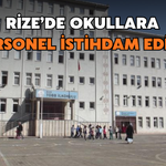 Rize İl Eğitim Müdürlüğü Çok Sayıda Personel Alımı Yapacak