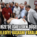 Rize'de İskeleden Düşen Belediye Başkanı Yaralandı