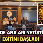 Rize’de Ana Arı Yetiştiriciliği Eğitimi Başladı