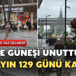Rize’de Güneş Kendini Unutturdu: 8 Ayın 129 Günü Kapalı