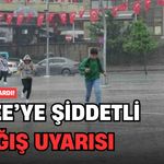 Meteorolojiden Rize'ye Kuvvetli Yağış Uyarısı