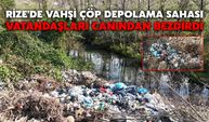 Rize'de Vahşi Çöp Depolama Sahası Vatandaşları Canından Bezdirdi