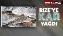 Rize'ye Mevsimin İlk Karı Yağdı