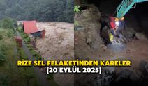 Rize Sel Felaketinden Kareler - 20 Eylül 2025