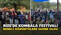Rize’de Kombala Festivali Renkli Görüntülere Sahne Oldu