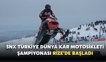 SNX Türkiye Dünya Kar Motosikleti Şampiyonası Rize’de Başladı