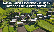 Tamamı Ahşap Evlerden Oluşan Köy Doğasıyla Mest Ediyor