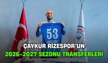 Çaykur Rizespor'un 2026-2027 Yılı Transferleri