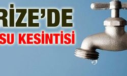 Rizede 20 Mahallede Su Kesintisi