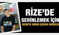 Rizede Serinlemek İçin Dereye Giren Çocuk Boğuldu