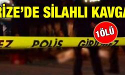 Rizede Silahlı Kavga: 1 ölü