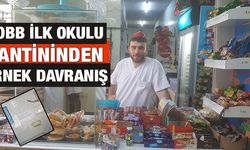 Rizede TOBB İlk Okulu Kantininden Örnek Davranış