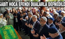 Rizede Sabit Hoca Efendi Dualarla Defnedildi