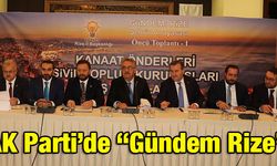 Rize`de Şehrin Anayasası Toplantısı Gerçekleşti