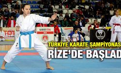 Türkiye Karate Şampiyonası Rizede Başladı