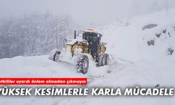 Rizede Karla Mücadele Çalışmaları Sürüyor