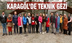 RTEÜ'lü Öğrenciler Karagöl’de Teknik Gezi Yaptı