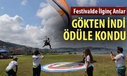 Tesadüfen Paraşütle Yarışmanın Ortasına İnen Turist Ödüllendirildi