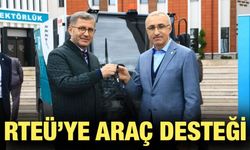 RTEÜ'ye Yol Süpürme Aracı Desteği