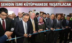 Şehit Yılmaz'ın Adına Kütüphane Açıldı