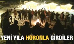 Kavrun Yaylası'da Horonlu Yılbaşı Kutlaması