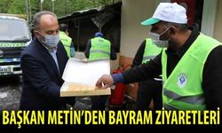 Başkan Metin Görev Başında Olan Çalışanların Bayramını Kutladı