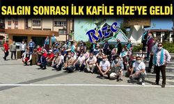 Rize'ye Gelen Turist Kafilesi Coşkuyla Karşılandı