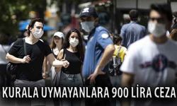 Yarından İtibaren Maske Takmamanın Cezası 900 Lira