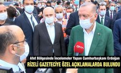 Cumhurbaşkanı Erdoğan'dan Rizeli Gazeteciye Özel Röportaj