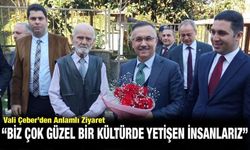 Vali Çeber'den Huzurevi Ziyareti