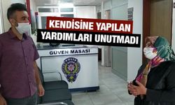 Karantinada İhtiyaçlarını Karşılayan Polislere Teşekkür Etti