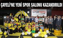 Çayeli Sportif Faaliyetler Spor Salonunu Açıldı