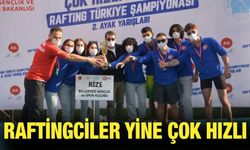 Raftingciler Rize'ye İkincilik Kupasını Getirdi