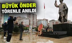 Rize'de Büyük Önder Atatürk Törenle Anıldı