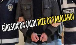 Rize'de Yakalanan Hırsızlık Zanlısı Tutuklandı