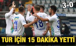 Çaykur Rizespor Kupada Son 16 Turuna Kaldı