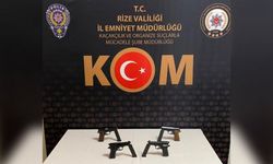 Rize'de Silah Kaçakçılığı Operasyonu: 3 Gözaltı