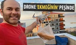 Ekmeğini Marketten Drone ile Aldı